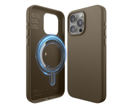 Elago Leather Case MagSafe do iPhone 15 Pro Max Taupe - 1235915 - zdjęcie 1